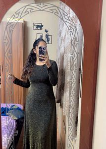 Sparkling Black Evening Gown