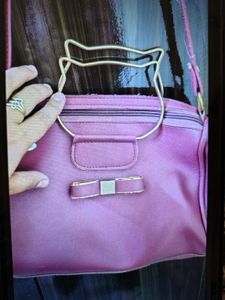 Pink kitty  Handbag