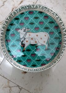 Cow Design Decorative Tray
