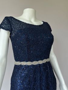 Blue Sparkling Gown