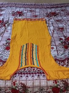 Cotton  Straight  Kurti With Affgani Pant