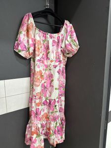 Floral Print Midi Dress
