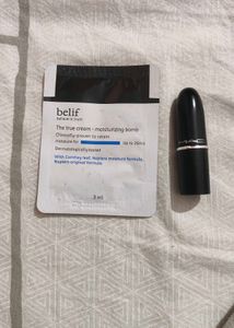 MAC Lipstick &amp; Belif Cream Sample