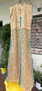sky blue heavy lehenga