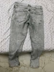 Gray Denim Jeans