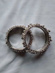 Silver Bangle Set