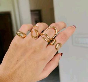 Gold Statement Rings