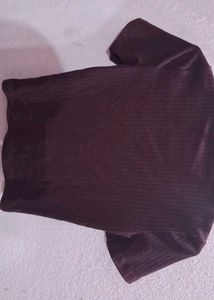 Cute Brown Crop Top
