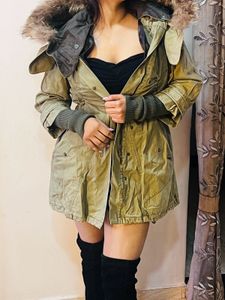Stylish Olive Green Parka