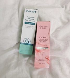 Combo Sale:wishcare Sunscreen & Azicalm Cream