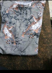 KUNVS Tiger Print Tee