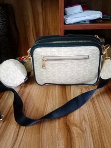 Cute New Beige Sling Bag