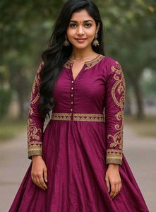 Royal Purple Gown