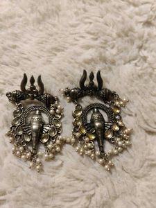 Elephant Motif Earrings