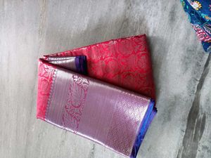 Elegant Red Banarasi Saree