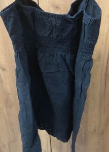 Black Eyelet Sun Dress