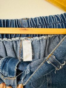 Vintage Frayed Hem Wide Leg Jeans 🌀👖🥿