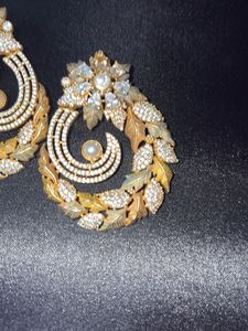 Big Pearl Danglers Earrings