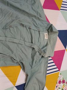 Green Button-Down Shirt