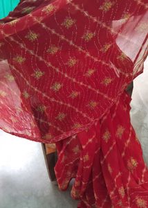 Red &amp; Gold Sari