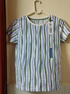 Zudio Striped T-Shirt