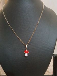 Mushroom Lampwork Jewelry Set