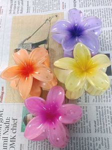 6 Pieces Of Pinteresty Hibiscus Flower Clips