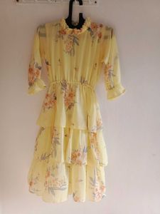 Floral Ruffle Tiered Dress
