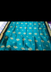 Aqua Blue Saree