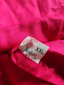 Dark Pink Embroidered Kurta