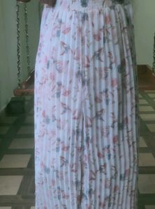 Beautiful Floral Design Skirt And Plazzo