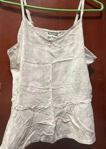 Shell Print Sleeveless Top