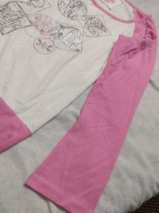 Cute Pink Sleeve Top