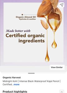 Organic Harvest Midnight Kohl Black