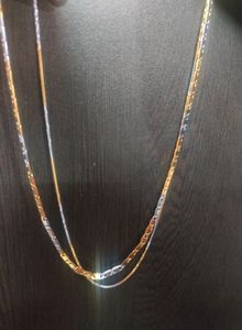 3 Pics Girls&#39; And Boy&#39;s Gold Chain
