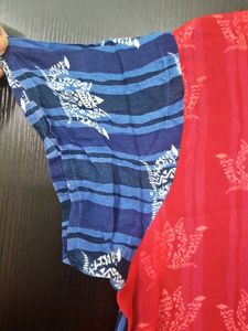 Stylish Red &amp; Blue Kurta
