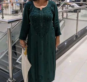 Mukaish Chikankari Kurti