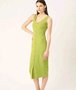 Green Midi Bodycon Dress