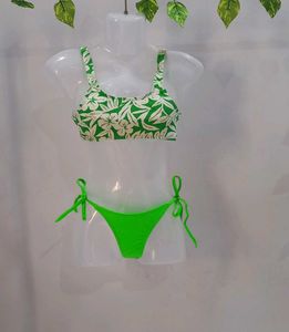 Fluorescent Green Sexy Bikini Set 👙