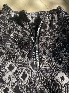 Fitted Top With Bust Zip