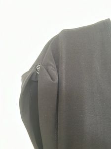 BLACK VISCOSE TOP
