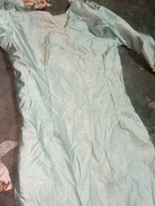 Elegant Floral Embroidered Dress Material