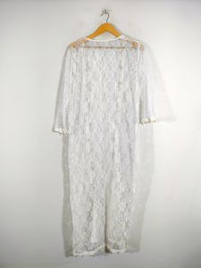 White Lace Long Shrugs (Women's)