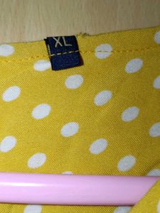 Yellow Polka Dot Top
