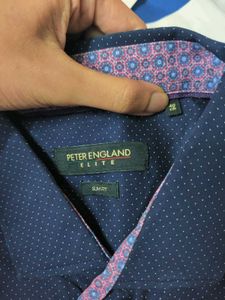 Peter England Slim Fit Formal Shirt
