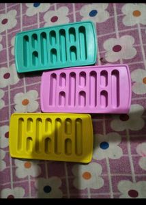 Colorful Silicone Ice Cube Trays