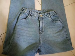 Wide Leg Jeans - Classic Denim