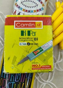 Combo Set Of Kids Pen Pencils,Lids And Duster