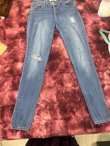 Worn Once Denims On My Birthday- Stretchable