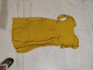 Elegant Mustard Kurta